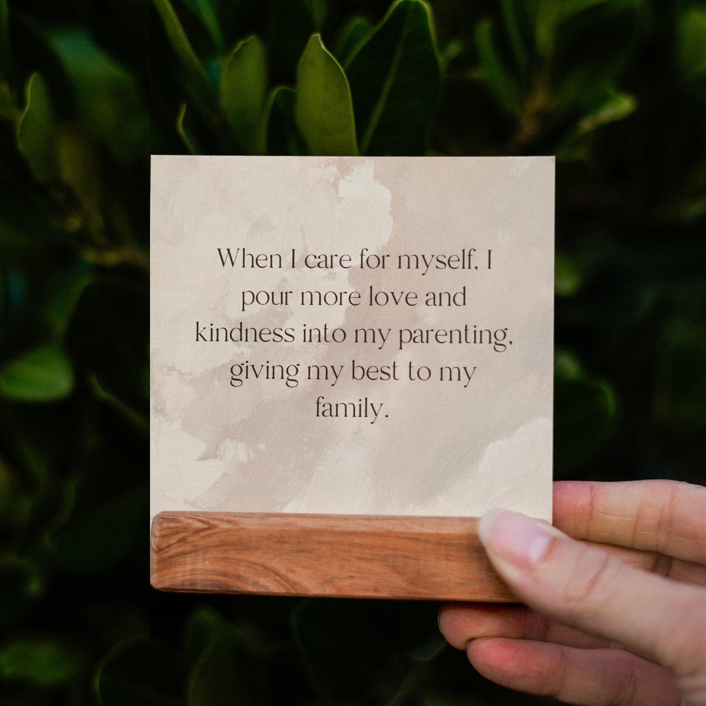 Timber Display Stand