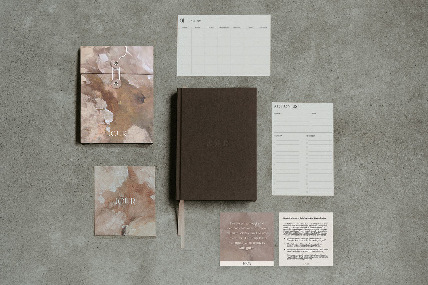 Chocolate Linen Journal