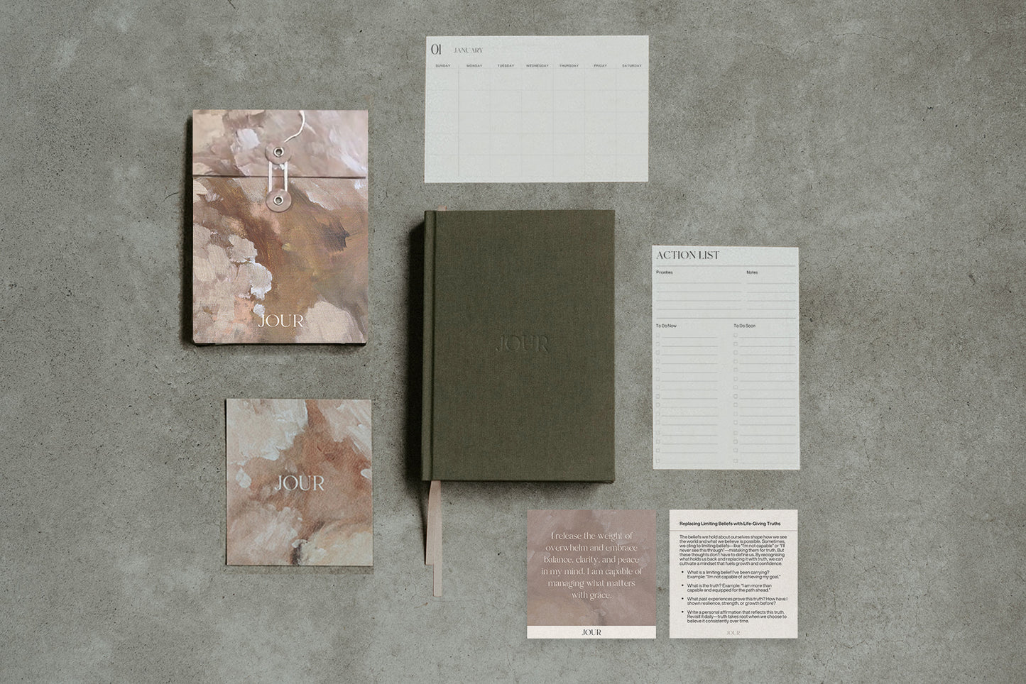 Olive Linen Journal