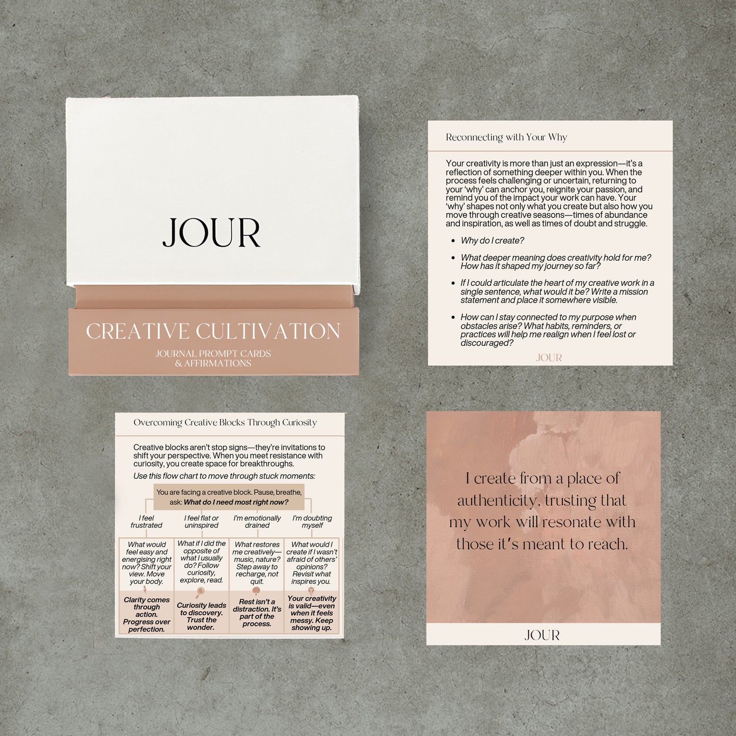 Creative Cultivation - Prompt & Affirmation Cards