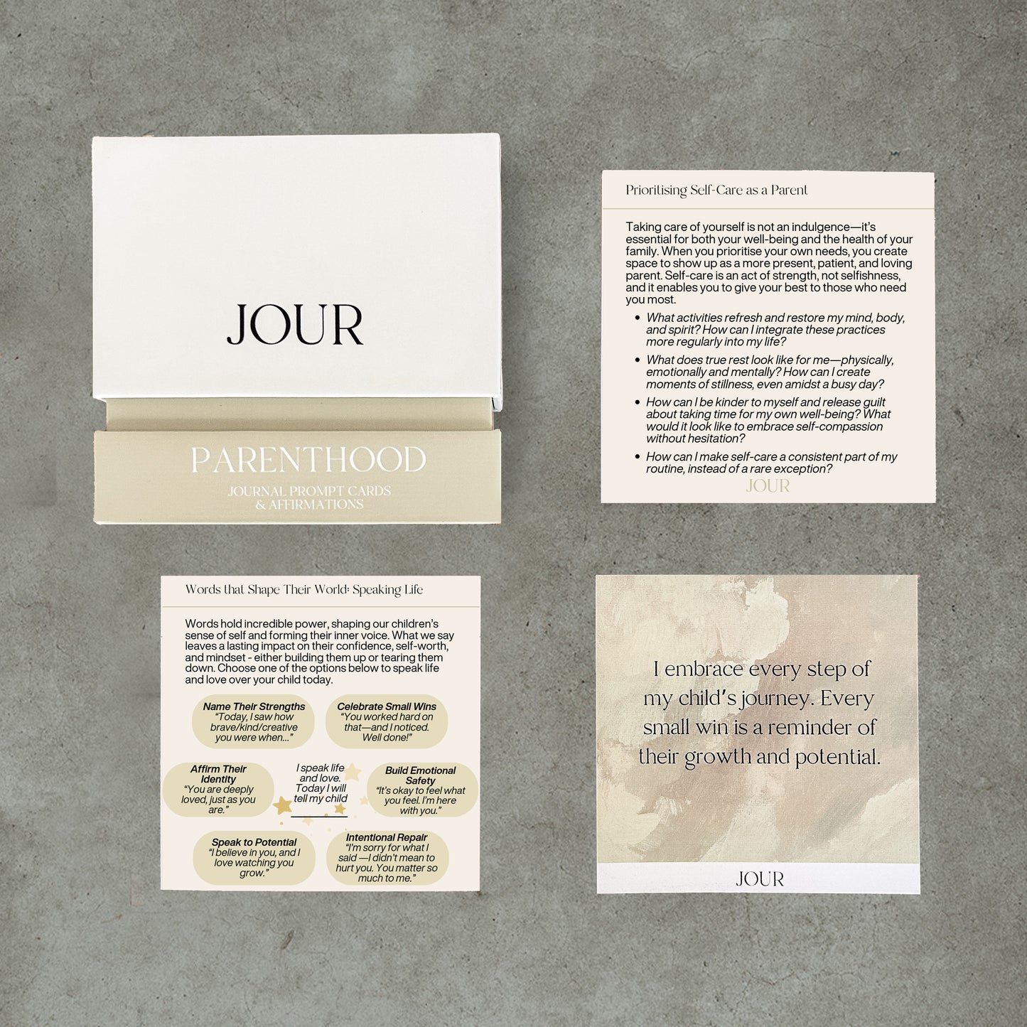 Parenthood - Prompt & Affirmation Cards