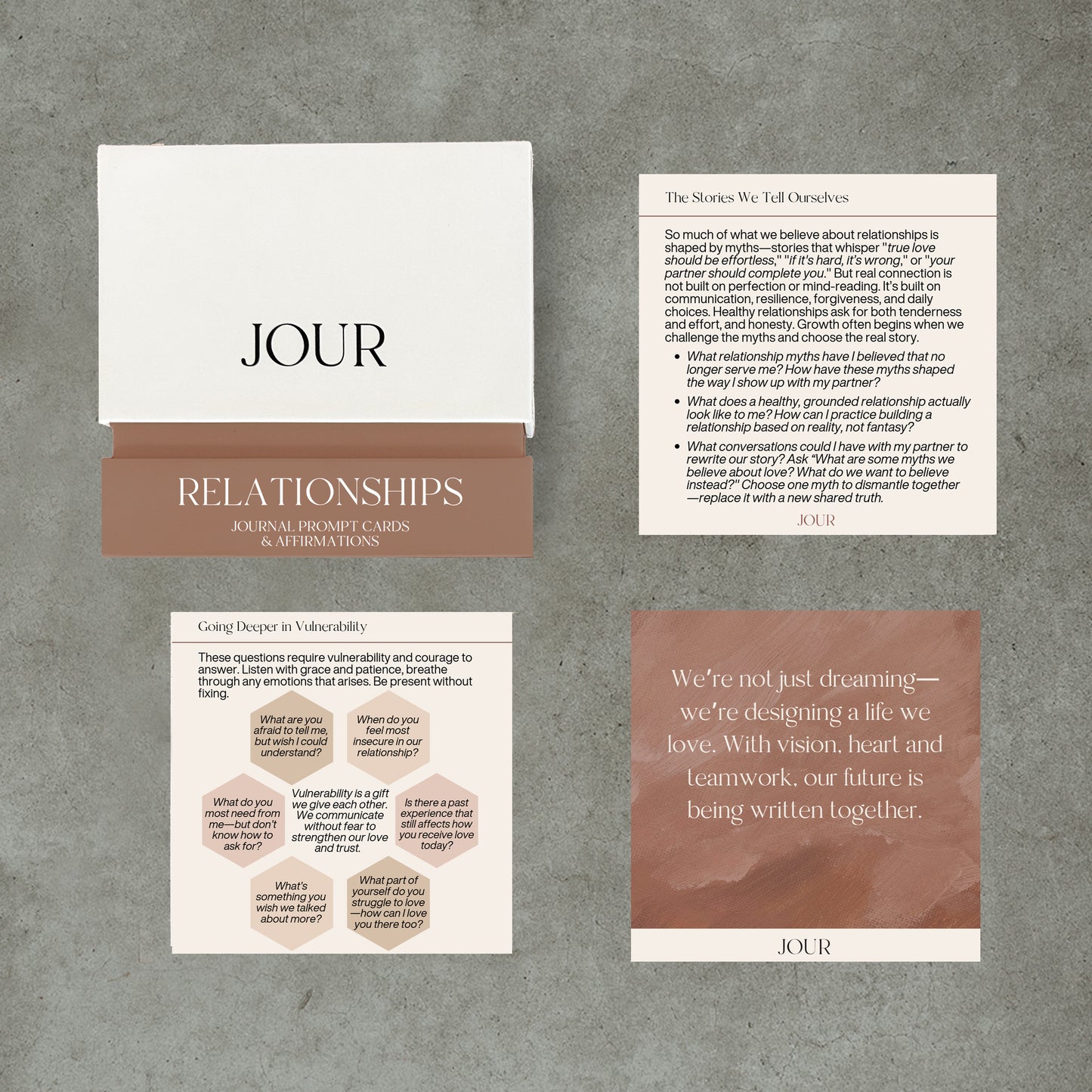 Relationships - Prompt & Affirmation Cards