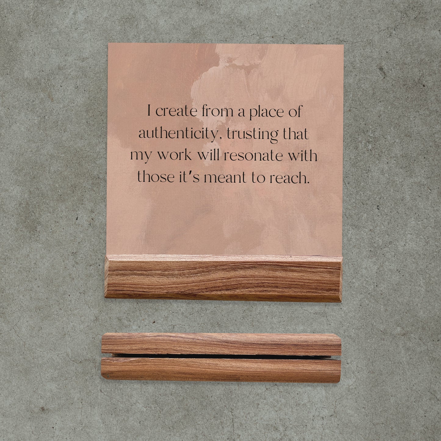 Timber Display Stand