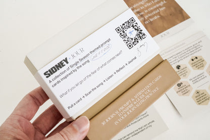 Sidney x JOUR - Single Seasons Prompt & Affirmation Cards