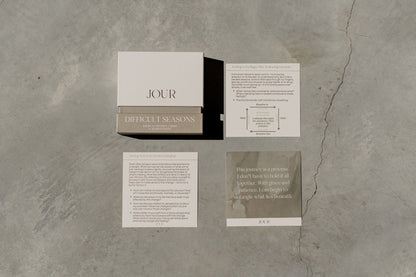 Difficult Seasons - Prompt & Affirmation Cards