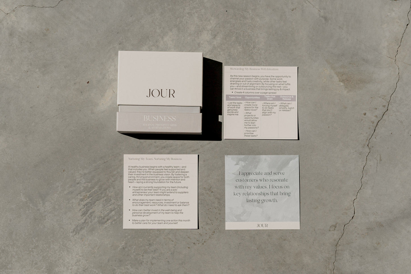 Business Prompt - Prompt & Affirmation Cards