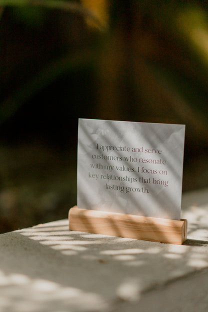 Timber Display Stand