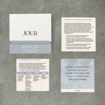 Business Prompt - Prompt & Affirmation Cards