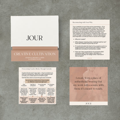 Creative Cultivation - Prompt & Affirmation Cards