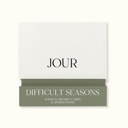 Difficult Seasons - Prompt & Affirmation Cards