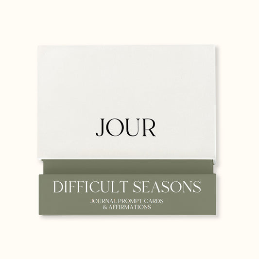 Difficult Seasons - Prompt & Affirmation Cards