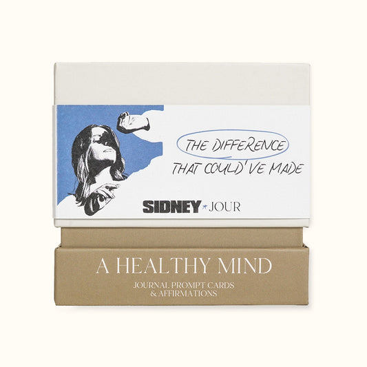 Sidney x JOUR - A Healthy Mind Prompt & Affirmation Cards